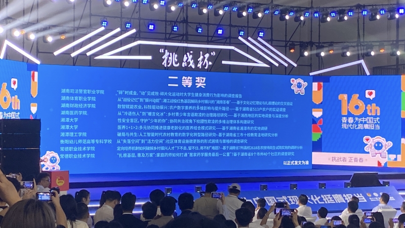 衡阳幼儿师专“社区体育微更新”研究荣获“挑战杯”省赛二等奖  创校史最佳战绩
